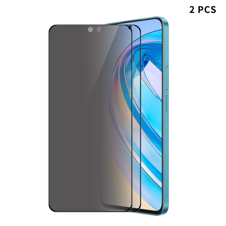 For Honor X8A ENKAY 28 Degree Anti-peeping Tempered Glass Full Screen Film, For Honor X8A(1pc), For Honor X8A(2pcs), For Honor X8A(5pcs)