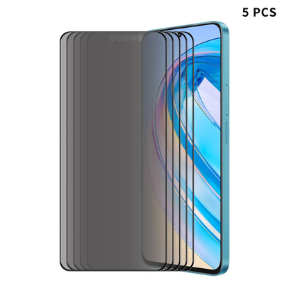 For Honor X8A ENKAY 28 Degree Anti-peeping Tempered Glass Full Screen Film, For Honor X8A(1pc), For Honor X8A(2pcs), For Honor X8A(5pcs)