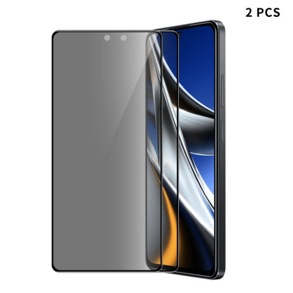 For Xiaomi Poco X5 Pro ENKAY 28 Degree Anti-peeping Tempered Glass Full Screen Film, For Xiaomi Poco X5 Pro(1pc), For Xiaomi Poco X5 Pro(2pcs), For Xiaomi Poco X5 Pro(5pcs)
