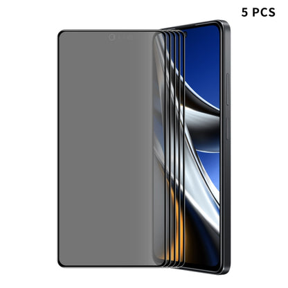 For Xiaomi Poco X5 Pro ENKAY 28 Degree Anti-peeping Tempered Glass Full Screen Film, For Xiaomi Poco X5 Pro(1pc), For Xiaomi Poco X5 Pro(2pcs), For Xiaomi Poco X5 Pro(5pcs)