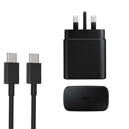 M135 45W USB-C / Type-C Port Fast Charger with 5A Type-C to Type-C Cable, UK Plug, UK Plug + Type-C Cable