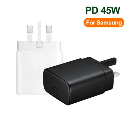 Chargeur rapide M135 45 W avec port USB-C/Type-C, prise britannique