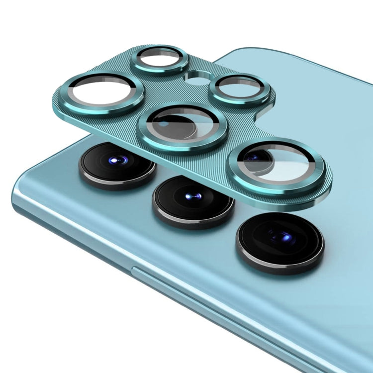 For Samsung Galaxy S22 Ultra ENKAY 9H Rear Camera Lens Aluminium Alloy Tempered Glass Film, For Samsung Galaxy S22 Ultra 5G