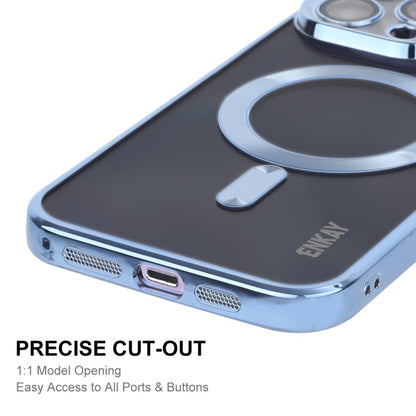 For iPhone 13 Pro Max ENKAY Electroplated MagSafe Shockproof TPU Phone Case with Lens Film, For iPhone 13 Pro Max