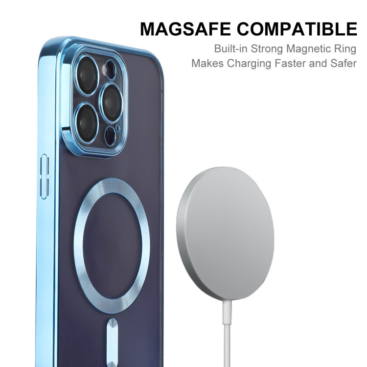 For iPhone 14 Pro ENKAY Electroplated MagSafe Shockproof TPU Phone Case with Lens Film, For iPhone 14 Pro