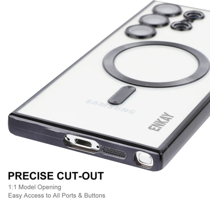 For Samsung Galaxy S22 Ultra 5G ENKAY Electroplated MagSafe Shockproof TPU Phone Case with Lens Film, For Samsung Galaxy S22 Ultra 5G