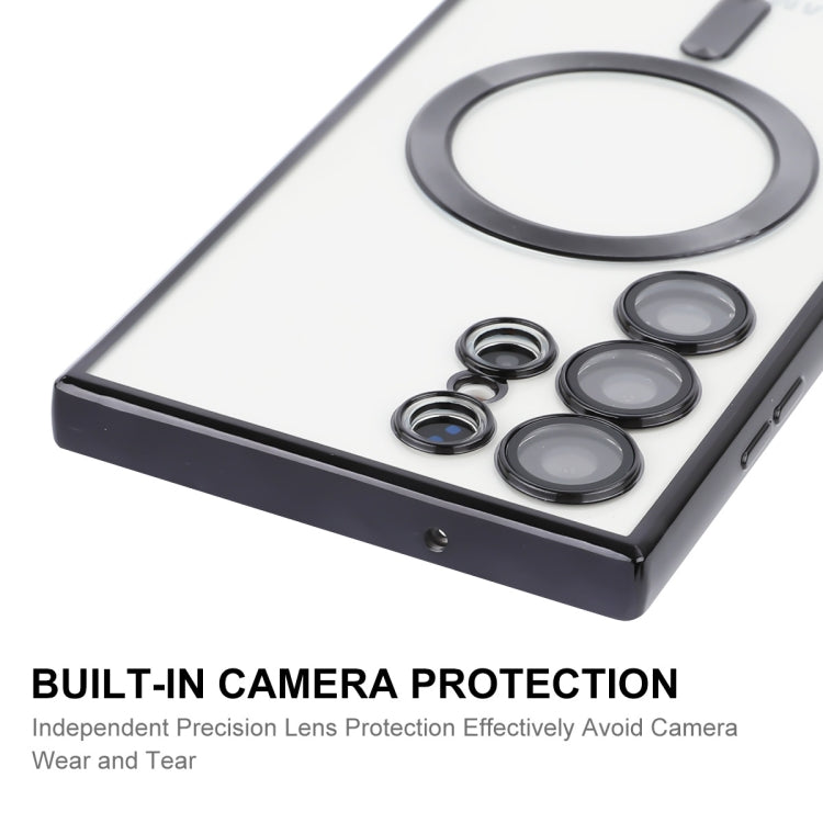 For Samsung Galaxy S23 Ultra 5G ENKAY Electroplated MagSafe Shockproof TPU Phone Case with Lens Film, For Samsung Galaxy S23 Ultra 5G