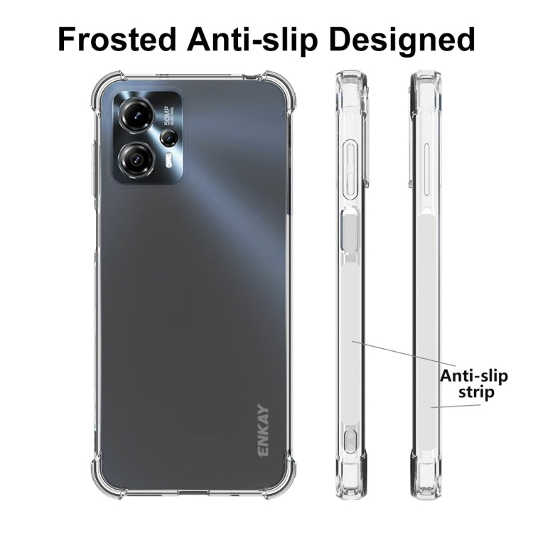 For Motorola Moto G23 4G ENKAY Hat-Prince Clear TPU Shockproof Phone Case, For Motorola Moto G23 4G