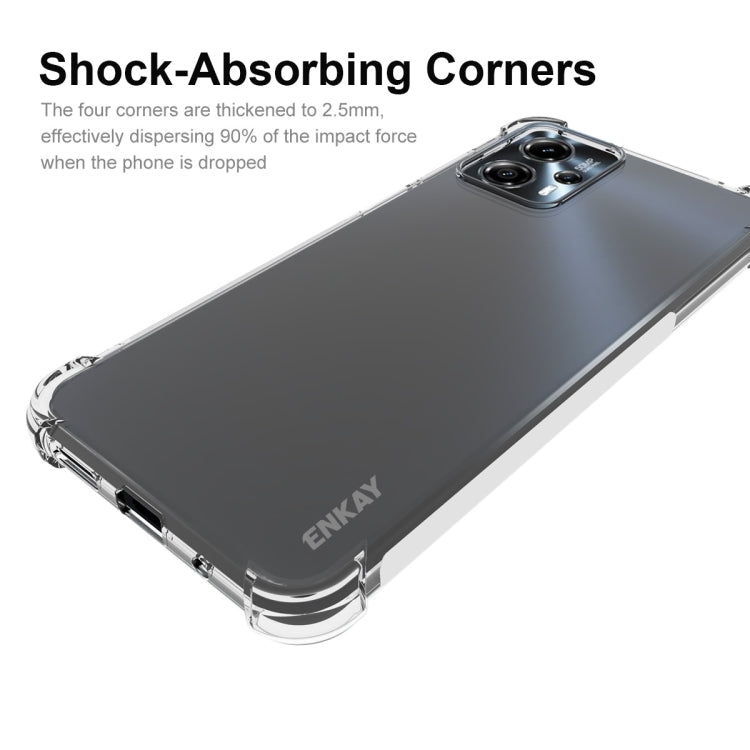 For Motorola Moto G23 4G ENKAY Hat-Prince Clear TPU Shockproof Phone Case, For Motorola Moto G23 4G