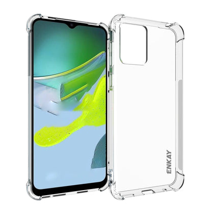 For Motorola Moto E13 4G ENKAY Hat-Prince Clear TPU Shockproof Phone Case, For Motorola Moto E13 4G