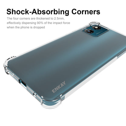 For Motorola Moto E13 4G ENKAY Hat-Prince Clear TPU Shockproof Phone Case, For Motorola Moto E13 4G