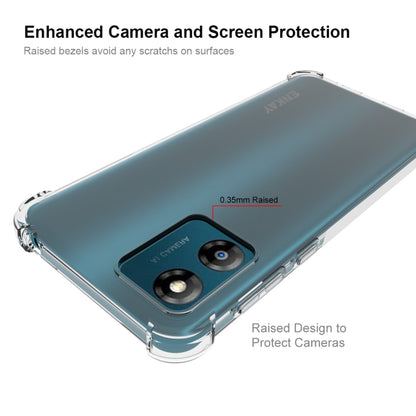 For Motorola Moto E13 4G ENKAY Hat-Prince Clear TPU Shockproof Phone Case, For Motorola Moto E13 4G