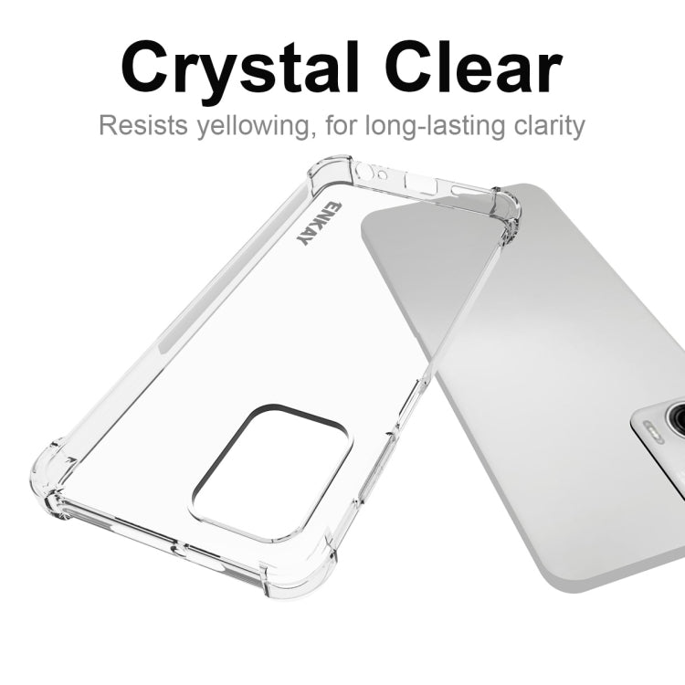 For Motorola Moto G73 5G ENKAY Hat-Prince Clear TPU Shockproof Case Soft Anti-slip Cover, For Motorola Moto G73 5G