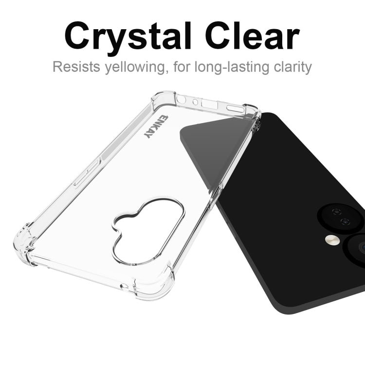 For OnePlus Nord CE 3 5G ENKAY Hat-Prince Clear TPU Shockproof Phone Case, For OnePlus Nord CE 3 5G