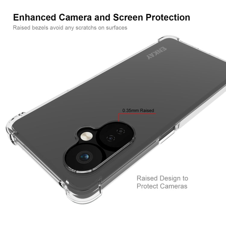 For OnePlus Nord CE 3 5G ENKAY Hat-Prince Clear TPU Shockproof Phone Case, For OnePlus Nord CE 3 5G