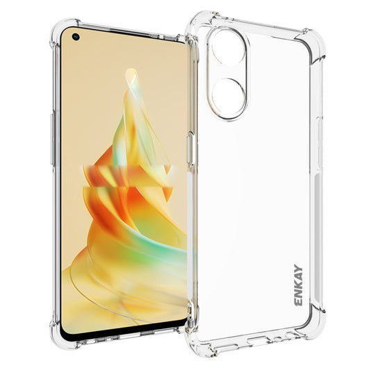 For OPPO Reno8 T 4G Global ENKAY Hat-Prince Clear TPU Shockproof Phone Case, For OPPO Reno8 T 4G Global