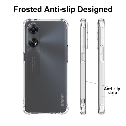 For OPPO Reno8 T 4G Global ENKAY Hat-Prince Clear TPU Shockproof Phone Case, For OPPO Reno8 T 4G Global