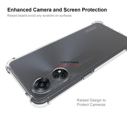 For OPPO Reno8 T 4G Global ENKAY Hat-Prince Clear TPU Shockproof Phone Case, For OPPO Reno8 T 4G Global