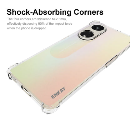 For OPPO Reno8 T 5G Global ENKAY Hat-Prince Clear TPU Shockproof Phone Case, For OPPO Reno8 T 5G Global
