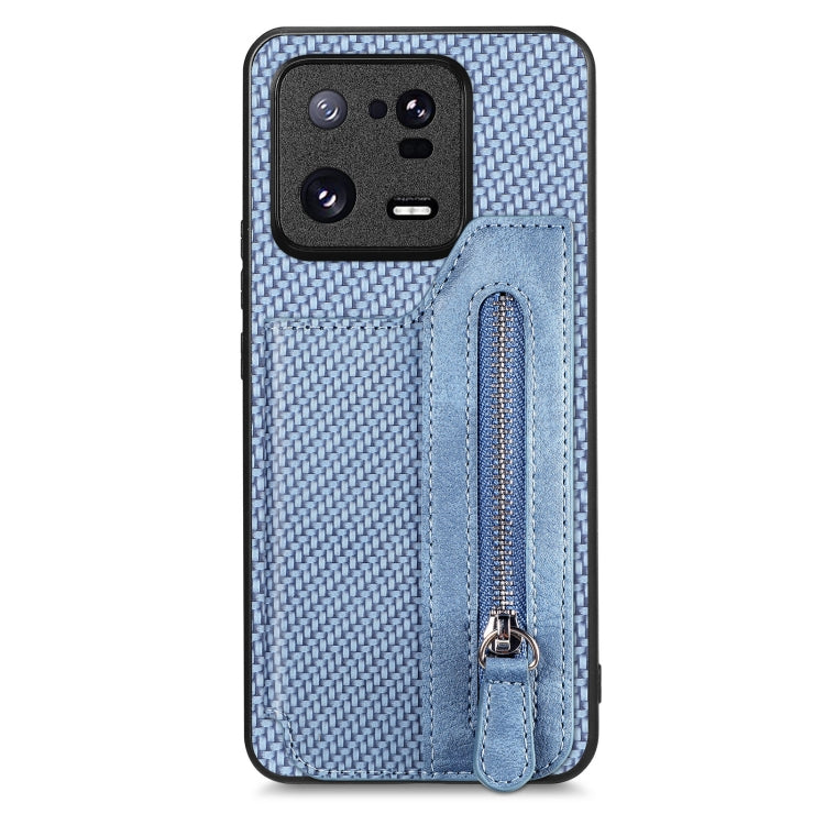 Carbon Ffiber Flip Zipper Wallet Phone Case, For OPPO A57 4G, For OPPO Reno9, For OPPO Reno9 Pro+, For Xiaomi Poco M5 4G, For Realme C30, For Xiaomi 13 Pro, For Xiaomi 13, For Google Pixel 7A