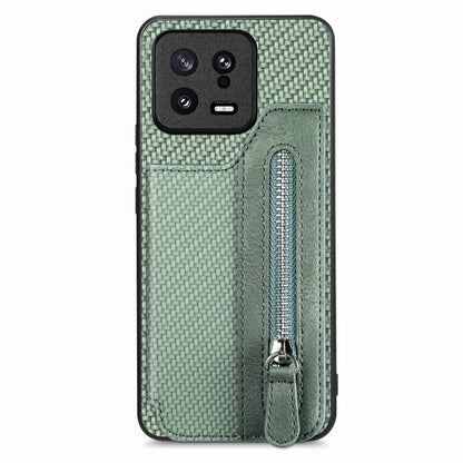 Carbon Ffiber Flip Zipper Wallet Phone Case, For OPPO A57 4G, For OPPO Reno9, For OPPO Reno9 Pro+, For Xiaomi Poco M5 4G, For Realme C30, For Xiaomi 13 Pro, For Xiaomi 13, For Google Pixel 7A