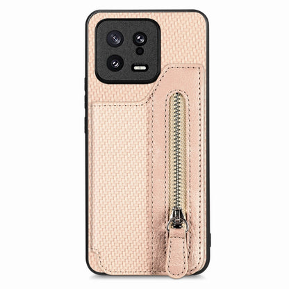 Carbon Ffiber Flip Zipper Wallet Phone Case, For OPPO A57 4G, For OPPO Reno9, For OPPO Reno9 Pro+, For Xiaomi Poco M5 4G, For Realme C30, For Xiaomi 13 Pro, For Xiaomi 13, For Google Pixel 7A