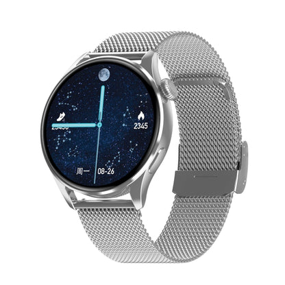 Q3 Max 1.36 inch Color Screen Smart Watch,Steel Strap,Support Heart Rate Monitoring / Blood Pressure Monitoring
