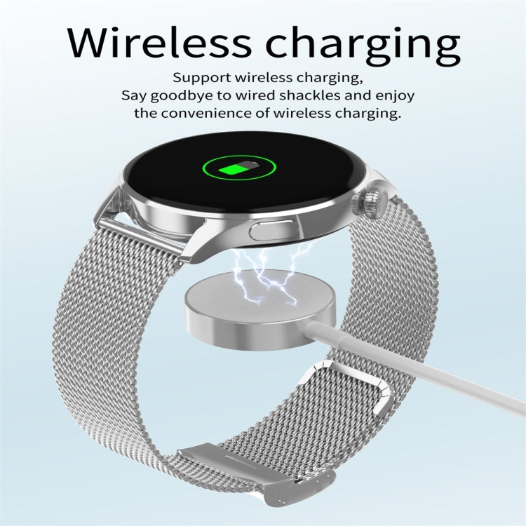 Q3 Max 1.36 inch Color Screen Smart Watch,Steel Strap,Support Heart Rate Monitoring / Blood Pressure Monitoring