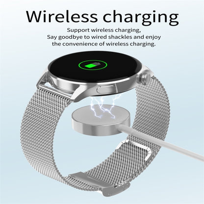 Q3 Max 1.36 inch Color Screen Smart Watch,Steel Strap,Support Heart Rate Monitoring / Blood Pressure Monitoring