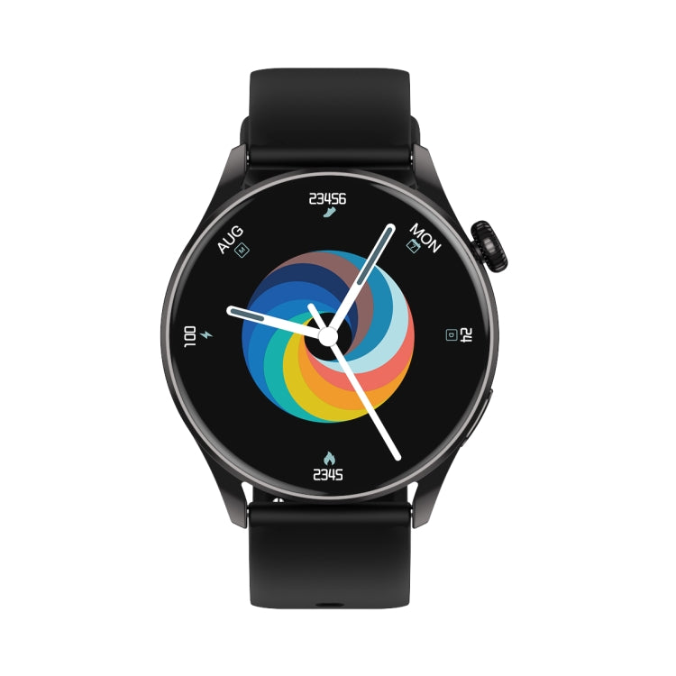 Q3 Max 1.36 inch Color Screen Smart Watch,Silicone Strap,Support Heart Rate Monitoring / Blood Pressure Monitoring