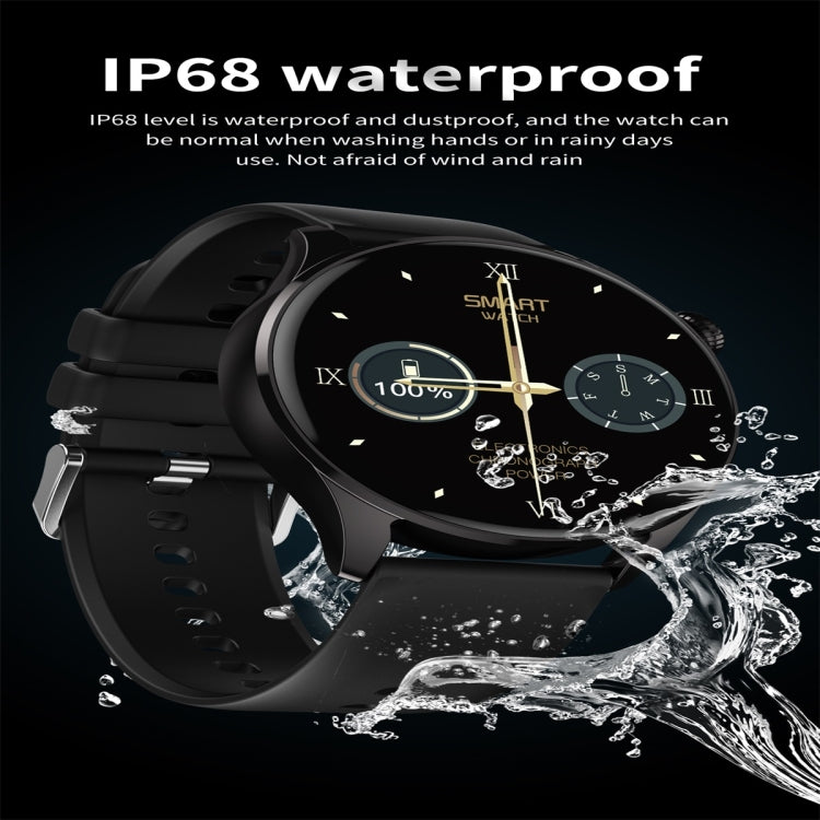 Q3 Max 1.36 inch Color Screen Smart Watch,Silicone Strap,Support Heart Rate Monitoring / Blood Pressure Monitoring