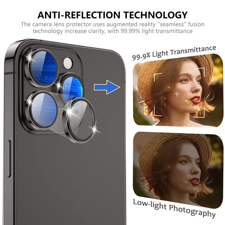 For iPhone 14 Pro / 14 Pro Max ENKAY AR Anti-reflection Camera Lens Glass Full Film, For iPhone 14 Pro / 14 Pro Max