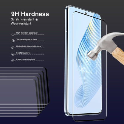 For Honor Magic5 ENKAY 3D Hot Bending Edge Glue Tempered Glass Full Film with Lens Film, For Honor Magic5(1pc), For Honor Magic5(2pcs), For Honor Magic5(5pcs)