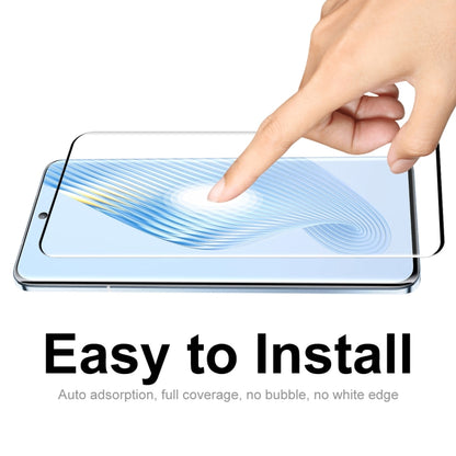 For Honor Magic5 ENKAY 3D Hot Bending Edge Glue Tempered Glass Full Film with Lens Film, For Honor Magic5(1pc), For Honor Magic5(2pcs), For Honor Magic5(5pcs)