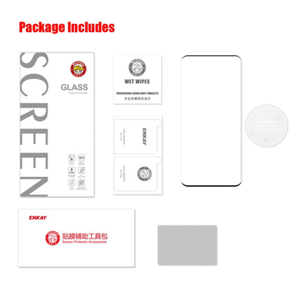 For Honor Magic5 Pro ENKAY 3D Hot Bending Edge Glue Tempered Glass Full Film with Lens Film, For Honor Magic5 Pro(1pc), For Honor Magic5 Pro(2pcs), For Honor Magic5 Pro(5pcs)