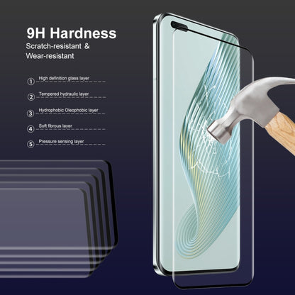For Honor Magic5 Pro ENKAY 3D Hot Bending Edge Glue Tempered Glass Full Film with Lens Film, For Honor Magic5 Pro(1pc), For Honor Magic5 Pro(2pcs), For Honor Magic5 Pro(5pcs)