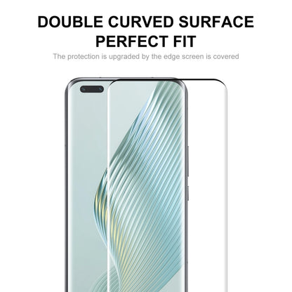 For Honor Magic5 Pro ENKAY 3D Hot Bending Edge Glue Tempered Glass Full Film with Lens Film, For Honor Magic5 Pro(1pc), For Honor Magic5 Pro(2pcs), For Honor Magic5 Pro(5pcs)