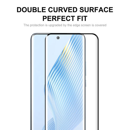 For Honor Magic5 ENKAY 0.26mm 3D Hot Bending Tempered Glass Full Film with Lens Film, For Honor Magic5(1pc), For Honor Magic5(2pcs), For Honor Magic5(5pcs)
