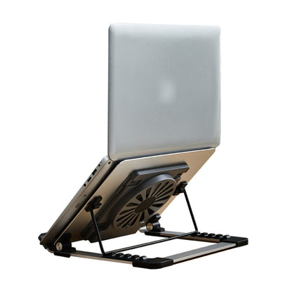P3 Adjustable Aluminum Foldable Portable Laptop Notebook Fan Stand Bracket, P3