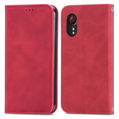 Retro Skin Feel Magnetic Leather Phone Case, For Samsung Galaxy A05, For Samsung Galaxy A05s 4G, For Samsung Galaxy A25 5G, For Samsung Galaxy S23 FE 5G, For Samsung Galaxy A24 5G, For Samsung Galaxy S23 Ultra 5G, For Samsung Galaxy S23+ 5G������������...