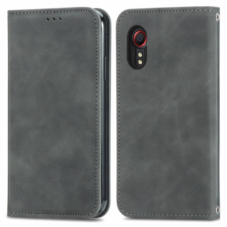 Retro Skin Feel Magnetic Leather Phone Case, For Samsung Galaxy A05, For Samsung Galaxy A05s 4G, For Samsung Galaxy A25 5G, For Samsung Galaxy S23 FE 5G, For Samsung Galaxy A24 5G, For Samsung Galaxy S23 Ultra 5G, For Samsung Galaxy S23+ 5G������������...