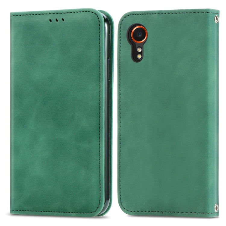 Retro Skin Feel Magnetic Leather Phone Case, For Samsung Galaxy S25 5G, For Samsung Galaxy S25+ 5G, For Samsung Galaxy S25 Ultra 5G, For Samsung Galaxy A16, For Samsung Galaxy A06, For Samsung Galaxy S24 FE 5G, For Samsung Galaxy M35�������������������...