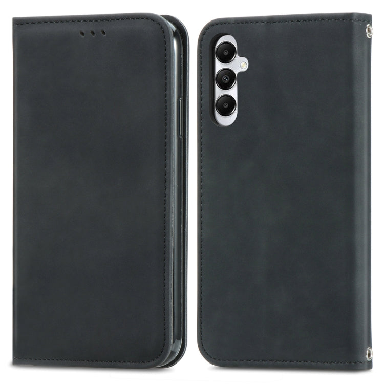 Retro Skin Feel Magnetic Leather Phone Case, For Samsung Galaxy A05, For Samsung Galaxy A05s 4G, For Samsung Galaxy A25 5G, For Samsung Galaxy S23 FE 5G, For Samsung Galaxy A24 5G, For Samsung Galaxy S23 Ultra 5G, For Samsung Galaxy S23+ 5G������������...