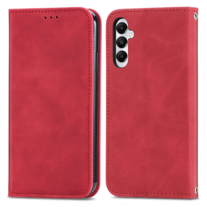 Retro Skin Feel Magnetic Leather Phone Case, For Samsung Galaxy A05, For Samsung Galaxy A05s 4G, For Samsung Galaxy A25 5G, For Samsung Galaxy S23 FE 5G, For Samsung Galaxy A24 5G, For Samsung Galaxy S23 Ultra 5G, For Samsung Galaxy S23+ 5G������������...