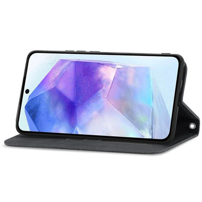 Retro Skin Feel Magnetic Leather Phone Case, For Samsung Galaxy A55 5G, For Samsung Galaxy A35 5G, For Samsung Galaxy S24 Ultra 5G, For Samsung Galaxy S24+ 5G, For Samsung Galaxy S24 5G, For Samsung Galaxy A15, For Samsung Galaxy A05                   ...