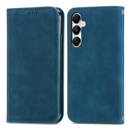 Retro Skin Feel Magnetic Leather Phone Case, For Samsung Galaxy A55 5G, For Samsung Galaxy A35 5G, For Samsung Galaxy S24 Ultra 5G, For Samsung Galaxy S24+ 5G, For Samsung Galaxy S24 5G, For Samsung Galaxy A15, For Samsung Galaxy A05                   ...