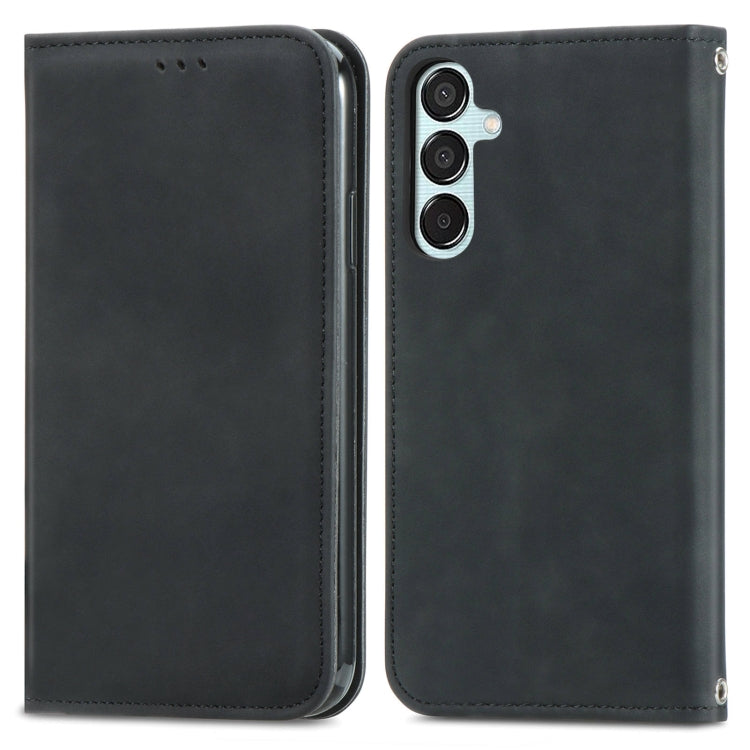 Retro Skin Feel Magnetic Leather Phone Case, For Samsung Galaxy S25 5G, For Samsung Galaxy S25+ 5G, For Samsung Galaxy S25 Ultra 5G, For Samsung Galaxy A16, For Samsung Galaxy A06, For Samsung Galaxy S24 FE 5G, For Samsung Galaxy M35�������������������...
