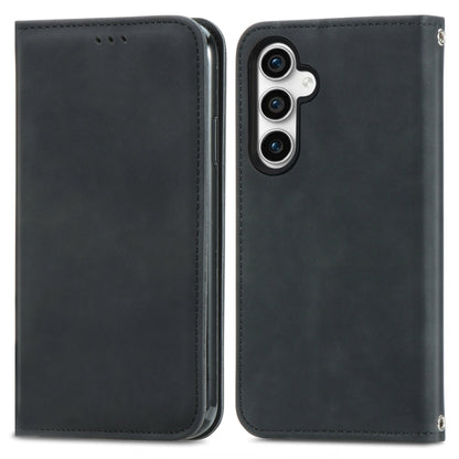 Retro Skin Feel Magnetic Leather Phone Case, For Samsung Galaxy A05, For Samsung Galaxy A05s 4G, For Samsung Galaxy A25 5G, For Samsung Galaxy S23 FE 5G, For Samsung Galaxy A24 5G, For Samsung Galaxy S23 Ultra 5G, For Samsung Galaxy S23+ 5G������������...