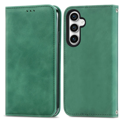 Retro Skin Feel Magnetic Leather Phone Case, For Samsung Galaxy A05, For Samsung Galaxy A05s 4G, For Samsung Galaxy A25 5G, For Samsung Galaxy S23 FE 5G, For Samsung Galaxy A24 5G, For Samsung Galaxy S23 Ultra 5G, For Samsung Galaxy S23+ 5G������������...