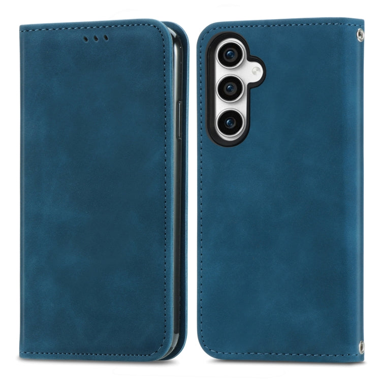 Retro Skin Feel Magnetic Leather Phone Case, For Samsung Galaxy A05, For Samsung Galaxy A05s 4G, For Samsung Galaxy A25 5G, For Samsung Galaxy S23 FE 5G, For Samsung Galaxy A24 5G, For Samsung Galaxy S23 Ultra 5G, For Samsung Galaxy S23+ 5G������������...